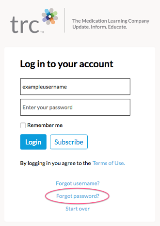 Forgot Password